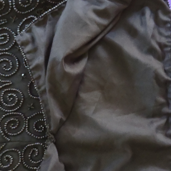 Vintage Stenay black silk sequin dress size 8 - Picture 12 of 14